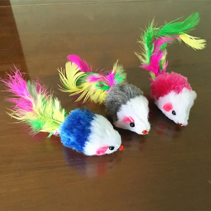Renkli%20Peluş%20Mini%20Fare%20Kedi%20Oyuncağı