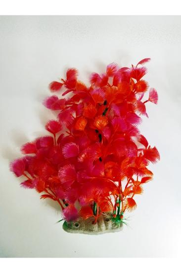 Akvaryum Yapay Süs Bitkisi Genişlik: 20 cm Yükseklik: 25 cm  10 model (4 adet)