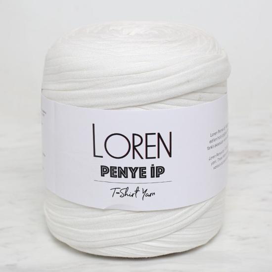 Loren Penye Kumaş El Örgü İpi Açık Krem - 43 - 33472