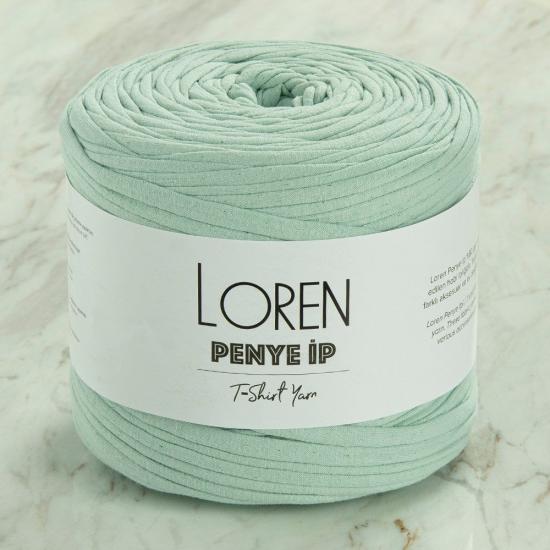 Loren Penye Kumaş El Örgü İpi Açık Yeşil - 76 - 33496