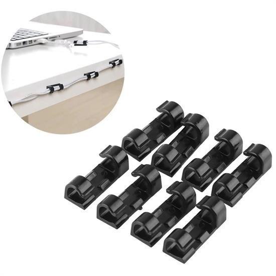 Ev ve Ofis İçin 20’li Yapışkanlı Kablo Düzenleyici ve Toplayıcı