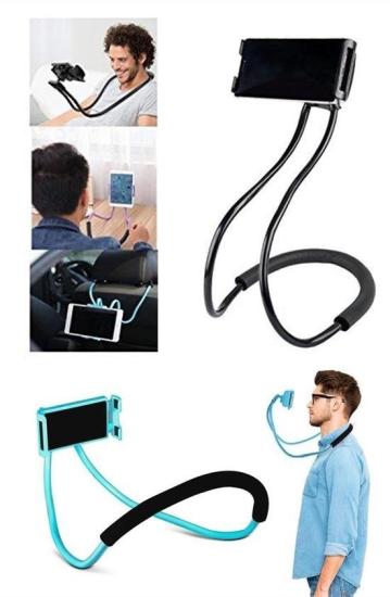 Hayhay Ticaret® Boyuna Asılan Ergonomik 360 Derece Cep Telefonu Tutucu Stand