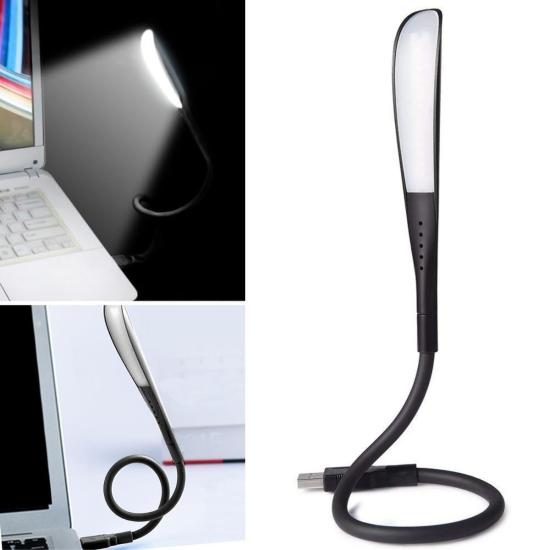 BUFFER® USB Girişli 14 Ledli 3 Kademeli Dokunmatik Masa/Kitap Okuma Lambası Ledi Siyah