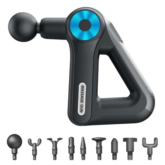 Hayhay Ticaret® 12 Farklı Başlıklı Profesyonel Masaj Tabancası - Kas Gevşetici ve Yorgunluk Giderici Masaj Aleti