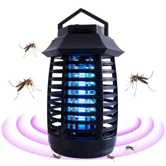 Hayhay Ticaret® Tutma ve Asma Saplı Ledli Sinek Makinası 2W Sinek Öldürücü UV Mor Işıklı Aparat