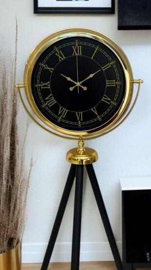 İhtişam Gold Tripod Ayaklı Saat