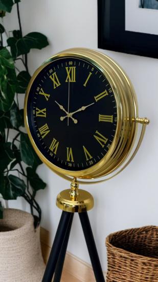 Gold Asalet Tripod Ayaklı Saat