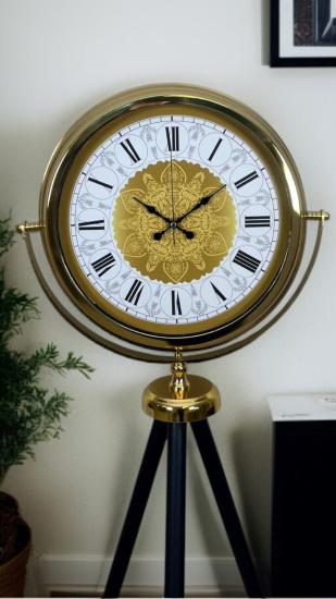 Zentime Gold Asalet Tripod Ayaklı Saat