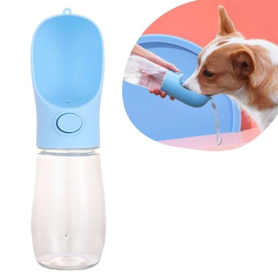 Hayhay Ticaret® 450 ml Taşınabilir Butonlu Evcil Hayvan Suluğu