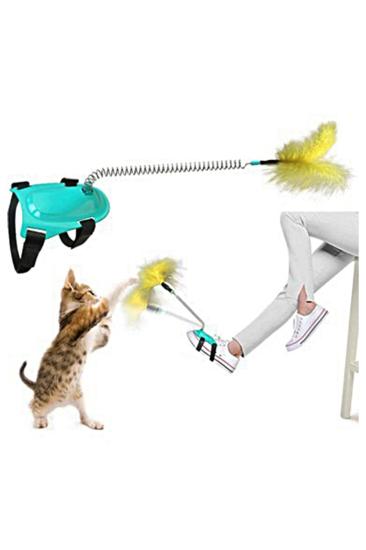 Ayağa Takılan Kedi Oyuncağı