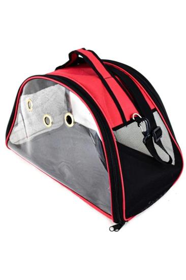 Şeffaf Çift Cam Fly Bag Kedi Köpek Sırt Taşıma Çantası Evcil Hayvan Seyahat Çantası