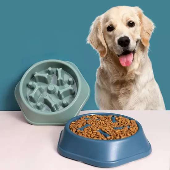 Obezite Engelleyici Yavaş Yeme Köpek Mama Kabı