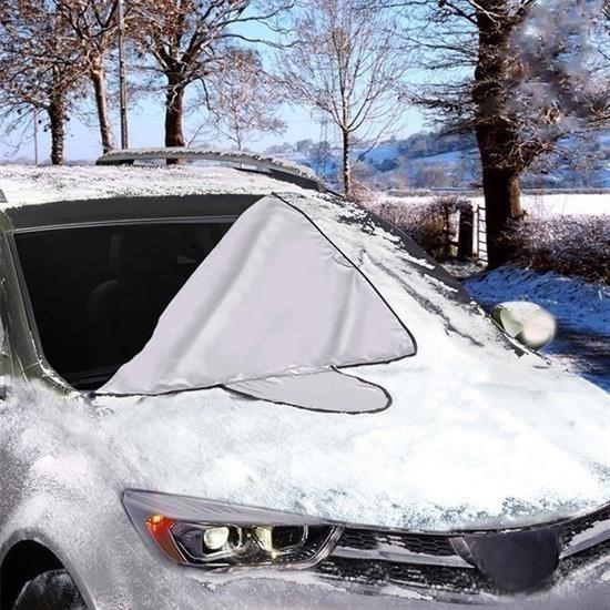 Hayhay Ticaret® Kar Buz Önleyici Örtü  Araç Oto Ön Cam Koruyucu Branda
