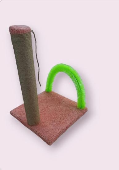 Kedi Kaşımalı Tırmalama Tahtası Hasır 40 cm - Karışık Renk