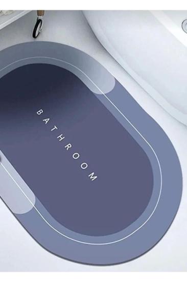 Süper Su Emici Kaymaz Tabanlı Banyo Paspası ( 40*60 )cm