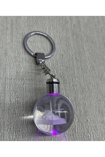 Ledli Sultanahmet Tasarımı Kristal Anahtarlık | Karakter Figürü Alk3804 | Lisinya
