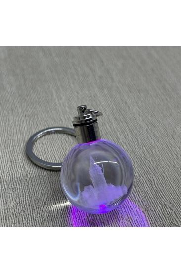 Ledli Galata Kulesi Tasarımı Kristal Anahtarlık | Karakter Figürü Alk3780