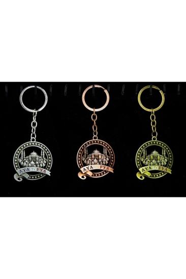 Metal Ayasofya Anahtarlık | Karakter Figürü Alk2205