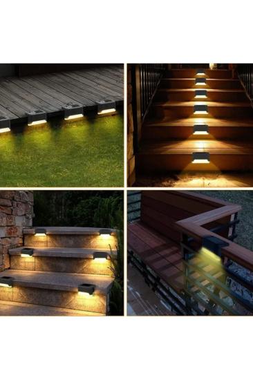 4 Lü Solar Köşebent Lamba Gün Işığı