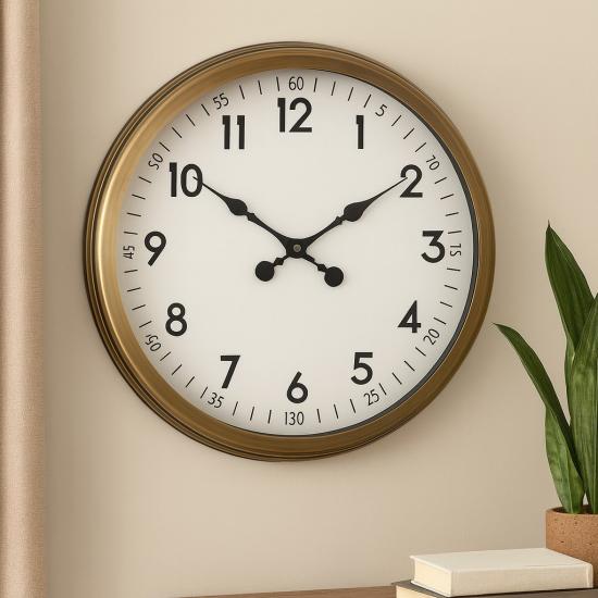 Zentime 60 Cm Eskitme Vintage Duvar Saati