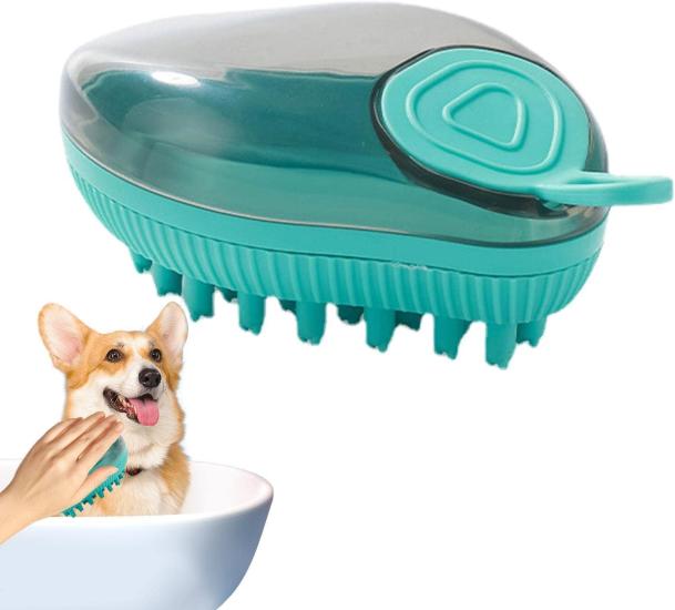 Kedi Köpek Şampuan Hazneli Banyo Yıkama Kesesi 