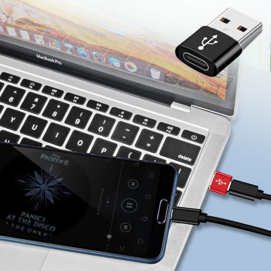 BUFFER® USB’den TYPE-C ’ye Dönüştürücü Adaptör Veri Aktarımı Sağlayıcı Şarj Data Çevirici