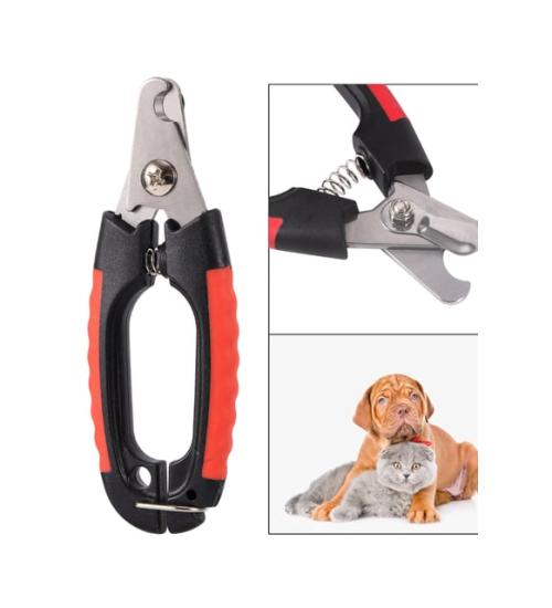 Yeni Nesil Kilitli Evcil Hayvan Tırnak Makası Kedi Köpek Tırnak Makası 12cm